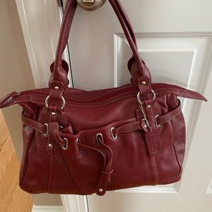 Beautiful Red Genuine Leather Bag
